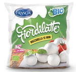 Mozzarella - 12 kis golyó bio, BIO 450 g Franciaorszag