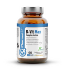 B-vitamin komplex étrend-kiegészítő 60 kapszula 31,2 g (tiszta címke) - Pharmovit