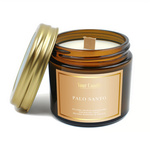 Palo santo illatú szójaviasz gyertya fa kanóccal, 120 ml – Your Candle
