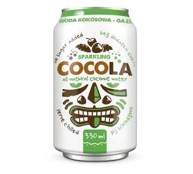 Kókuszdió szénsavas víz 330 ml Cocosa