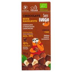 Bio csokoládé mogyoróval 50 g – Super Fudgio