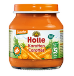 Gluténmentes sárgarépapüré 5 hónapos Demeter BIO 125 g (üveg) - Holle