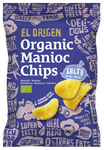 Gluténmentes sózott manióka chips BIO 60 g