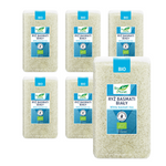 KÉSZLET 6 x Gluténmentes fehér basmati rizs BIO 1 kg