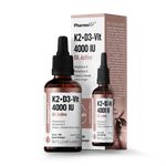 K2 + D3 vitamin csepp (75 mcg + 100 mcg) gluténmentes étrend-kiegészítő 30 ml - Pharmovit