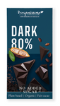 80 % gluténmentes keserű csokoládé hozzáadott cukor nélkül bio 60 g - BENJAMISSIMO