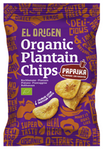 Gluténmentes plantain paprika chips BIO 80 g