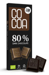 Étcsokoládé 80% BIO 40 g – Cocoa