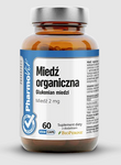 Szerves réz (2 mg) gluténmentes étrend-kiegészítő 60 kapszula - Pharmovit (clean label)