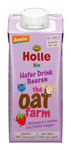 Holle BIO eper-áfonya-banán zabital, hozzáadott cukor nélkül, gluténmentes, 200 ml