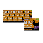 KÉSZLET 15 x Gluténmentes baromfi húsleveskocka BIO 66 g - Naturavena
