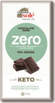 Étcsokoládé 72% kakaótartalommal, hozzáadott cukor nélkül, sztíviával, keto, 100 g – Chocolates Sole