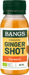 Gyömbér shot kurkumával hozzáadott cukor nélkül bio 60ml - BANGS