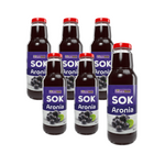 KÉSZLET 6 x 100 % ARONIA JUICE 750 ml - NATURAVENA