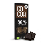 Étcsokoládé 88 % bio 40 g - COCOA