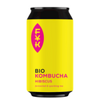 Kombucha fekete tea hibiszkusszal gluténmentes bio 330 ml - Forever Young Kombucha