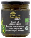 Zöld szeletelt jalapeño paprika lében BIO 350 g (130 g) – Campomar nature