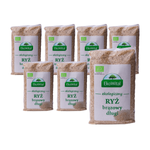 KÉSZLET 7 x Barna hosszú rizs BIO 1 kg