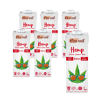 KÉSZLET 6 x Gluténmentes cukormentes kenderital BIO 1 l