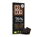 70 % keserű csokoládé bio 40 g - COCOA