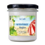 Kubai mojito szója gyertya 300ml - Your Candle