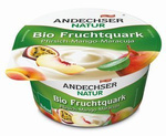Andechser Bio őszibarack-mangó-maracuja túró 20% zsíros, 150 g