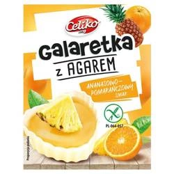 Celiko gluténmentes ananász-narancs ízesítésű zselé agarral 45 g