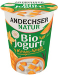 Andechser BIO Mangó-vanília Joghurt 3,8% zsírtartalmú 400 g