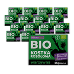 KÉSZLET 15 x Gluténmentes zöldségleves kocka BIO 66 g - Naturavena