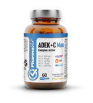 ADEK Vitaminok + C-vitamin komplex 60 kapszula 21,2 g (Clean Label)