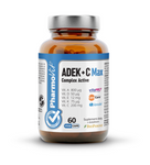 ADEK vitaminok + C-vitamin komplex étrend-kiegészítő 60 kapszula 21,2 g (tiszta címke) - Pharmovit