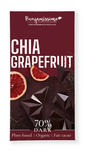 Benjamissimo Bio gluténmentes étcsokoládé chia-grapefruit, 60 g