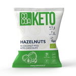 Mogyoró keto csokoládéban mct olajjal hozzáadott cukor nélkül BIO 70 g - Kakaó