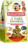 Ropogós keksz cukormentes kenderliszttel gluténmentes 100 g - Malu Food