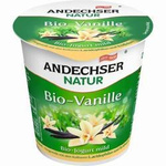 Vaníliás joghurt, 3,7% zsírtartalmú, BIO, 150 g – Andechser