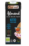 Keto alacsony szénhidráttartalmú gluténmentes BIO mandulaital 1 l – Ecomil