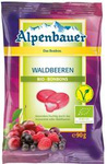 Alpenbauer BIO vegán erdei gyümölcsízű töltött cukorka 90 g