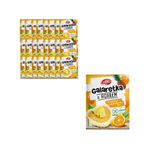 KÉSZLET 25 x Celiko gluténmentes ananász-narancs ízesítésű zselé agarral 45 g