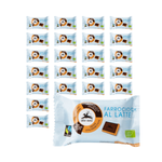 KÉSZLET 24 x Fair trade tönkölybúzakeksz tejcsokoládéval BIO 28 g