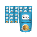 KÉSZLET 25 x Gluténmentes keto tészta (konjak tészta pappardelle) tészta bio 270 g - keto chef (jobb, mint az élelmiszerek)