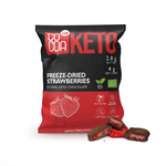 BIO Keto Étcsokoládés Eper Hozzáadott Cukor Nélkül 40 g – Cocoa