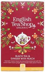 Fekete tea gyömbérrel és őszibarackkal (20X2) BIO 40 g – English Tea Shop