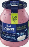 Áfonyás tejszínes joghurt (3,8 % tejzsír) BIO 500 g (üveg)