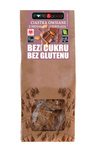 Gluténmentes zabpehely keksz mandulával és csokoládéval, hozzáadott cukor nélkül, 150 g – Pure&Good