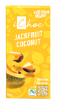 Keserű csokoládé jackfruittal, kókuszdióval és ropogós citrus granulátummal fair trade bio 80 g - ICHOC (VIVANI)