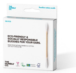 Bambusz vattapálcika, fehér, 100 darab – The Humble