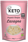 Gluténmentes keto(konjak tészta lasagne) tészta BIO 270 g - Keto Chef (Better Than Foods)