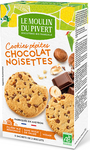 Csokoládé és mogyorós keksz bio 175 g - Le Moulin du Pivert