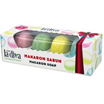 Gyümölcsös macaron szappanok (4 x 50 g) 200 g - La Diva
