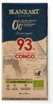 Keserű csokoládé 93% Congo hozzáadott cukor és édesítőszer nélkül, gluténmentes BIO 80 g
